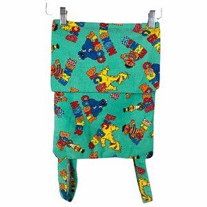 Vintage 90s Handmade Sesame Street Backpack Kids B